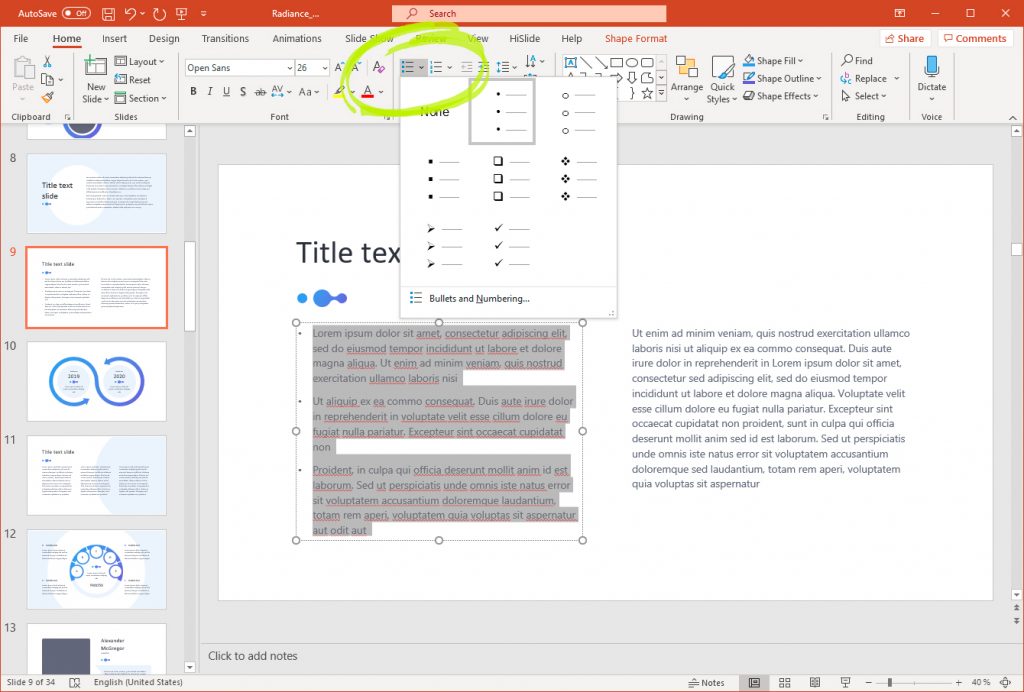 how-to-add-a-bullet-or-numbered-list-in-powerpoint-hislide-io