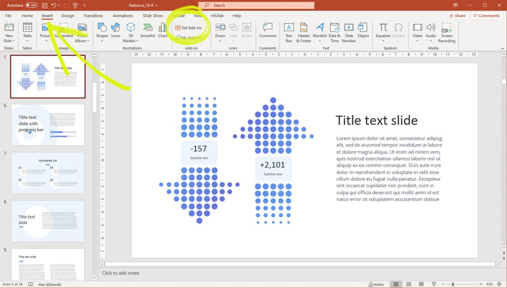 timer online in powerpoint presentation