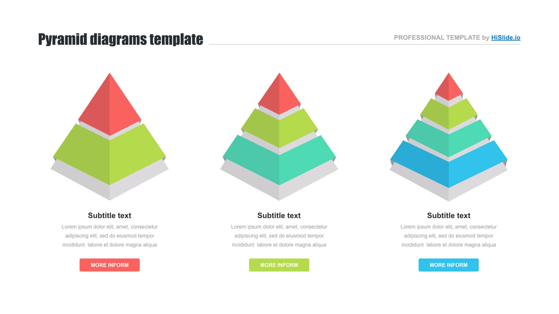 Free 3d Pyramid Template For Powerpoint Printable Online 3106