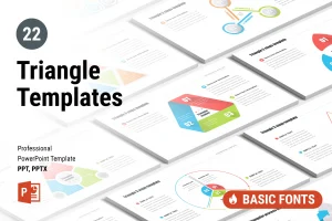 Google Slides, Keynote and PowerPoint Triangle templates
