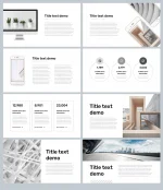 Minimal presentation design PPT template for PowerPoint, Google Slides and Keynote