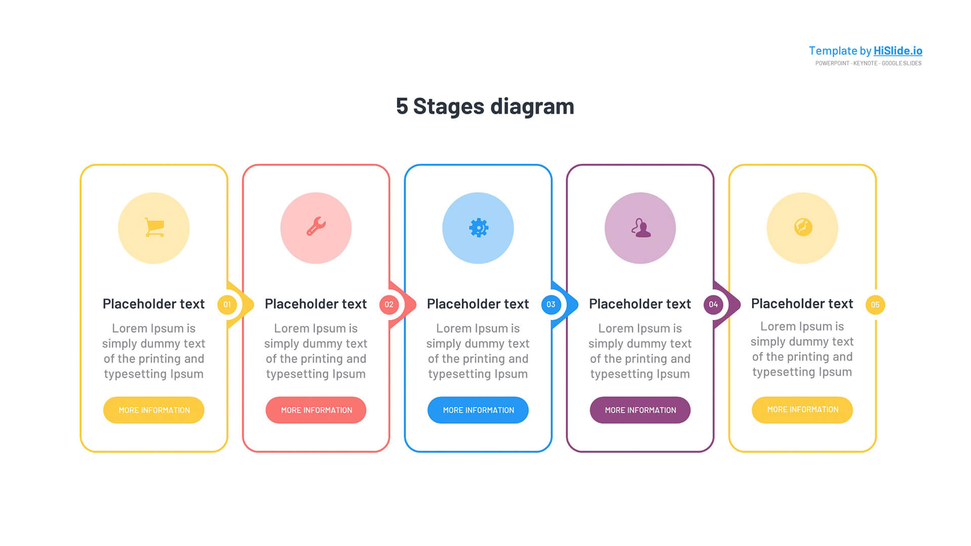 5 Steps Infographic Ppt 5234