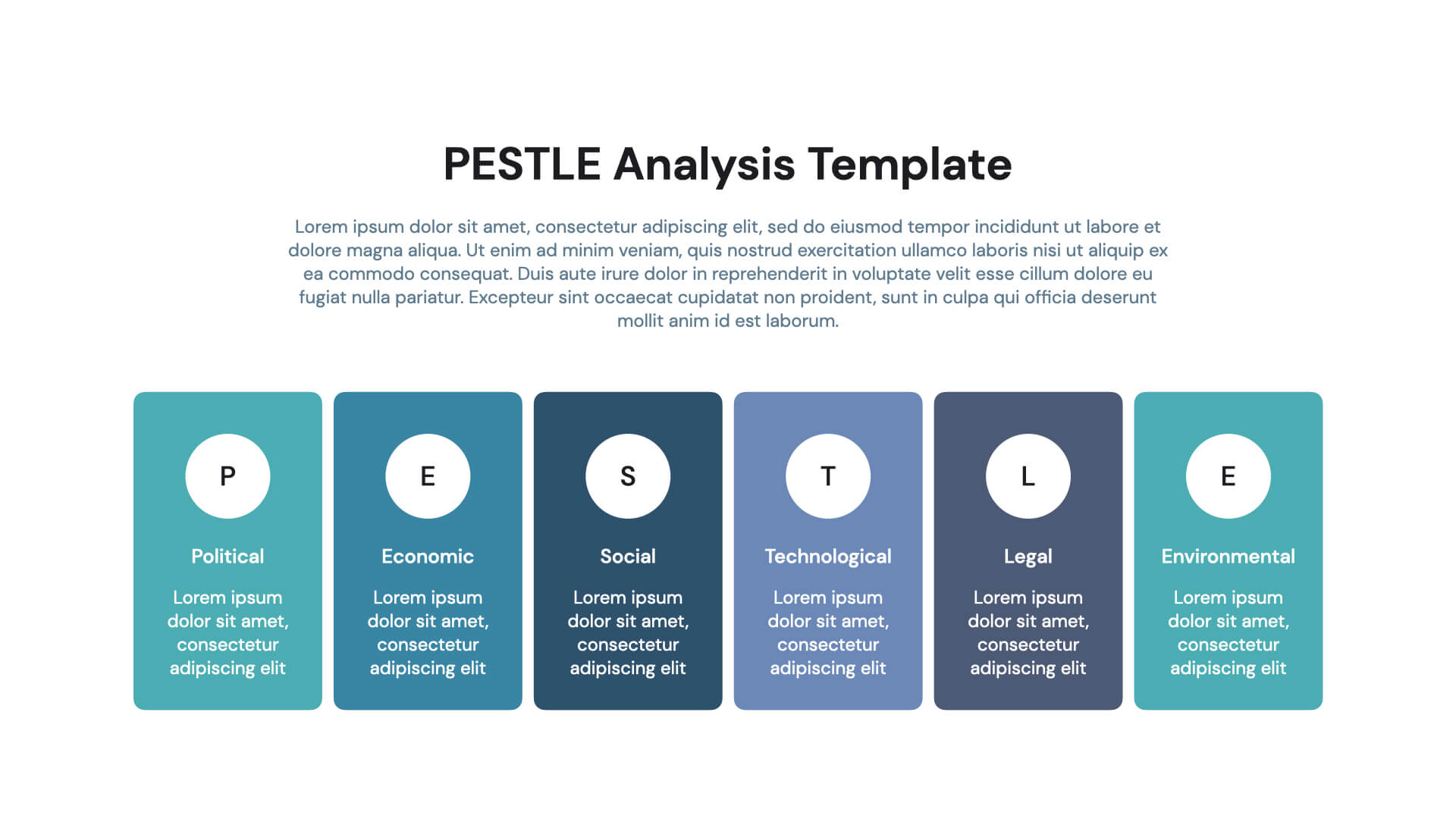 PESTLE Analysis Template Free Download