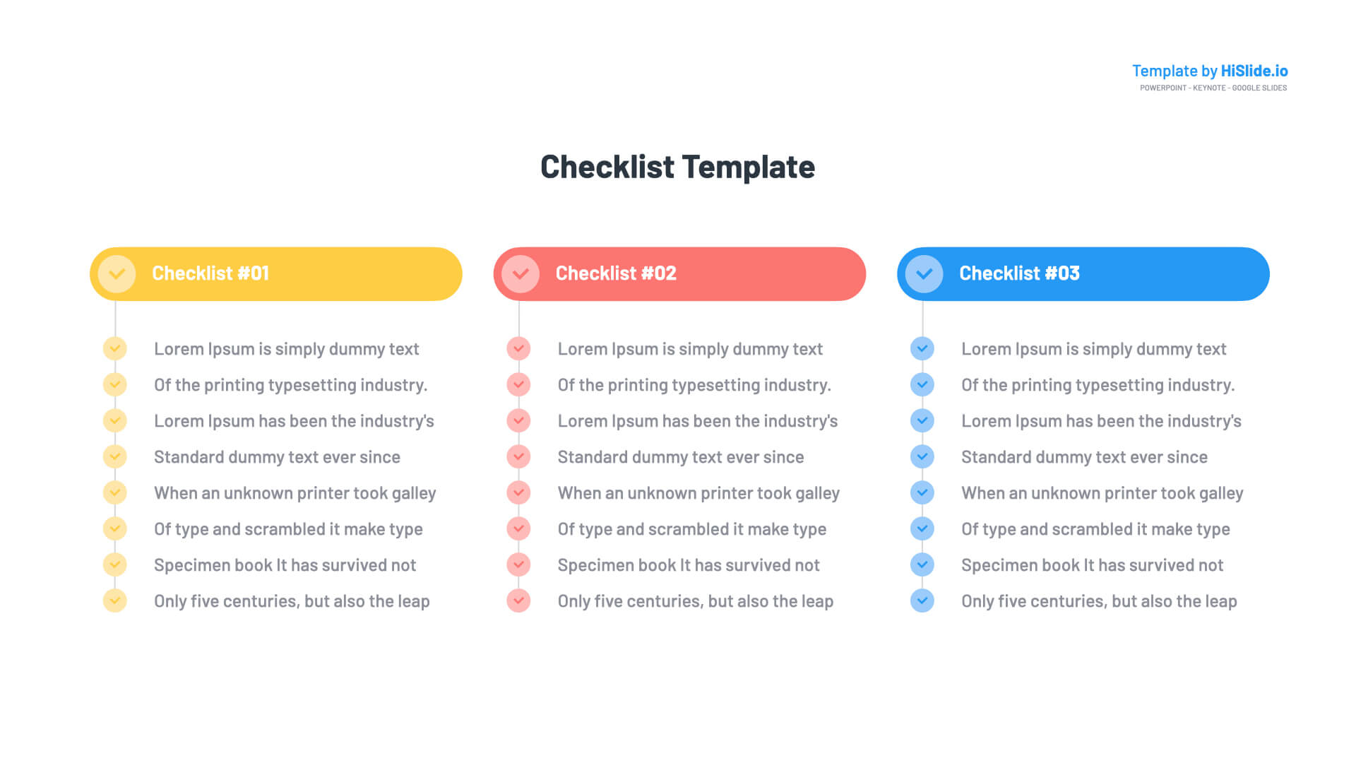 Powerpoint List Templates