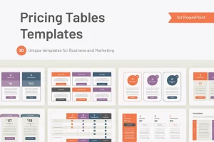 Pricing Tables Templates for PowerPoint, Google Slides and Keynote