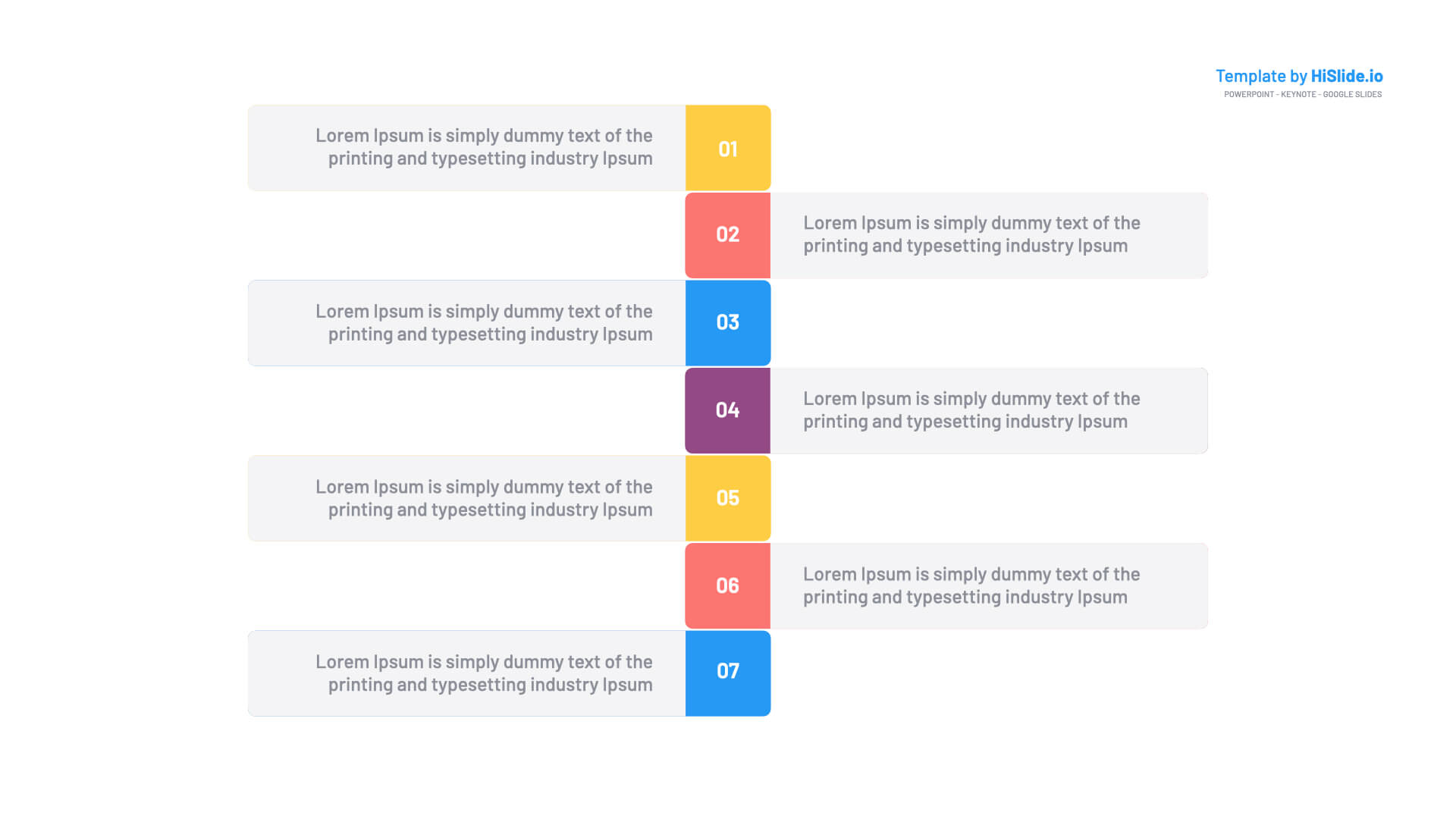 Vertical Timeline Template Google Slides