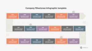 Company Milestones Infographic Template