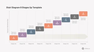 Stair Diagram 9 Stages Up Template