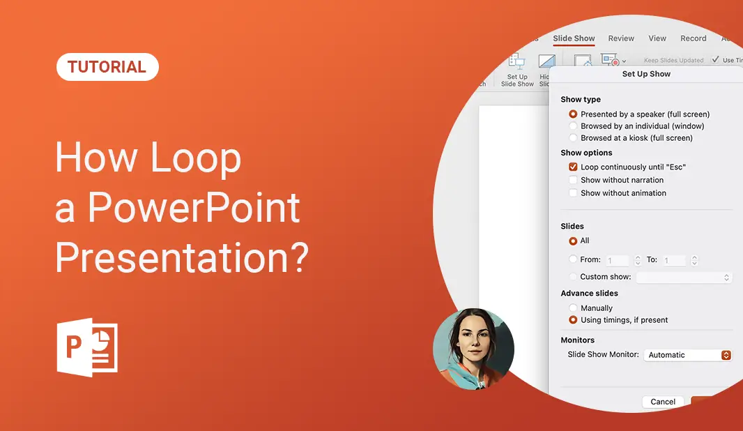 how to set powerpoint presentation to loop